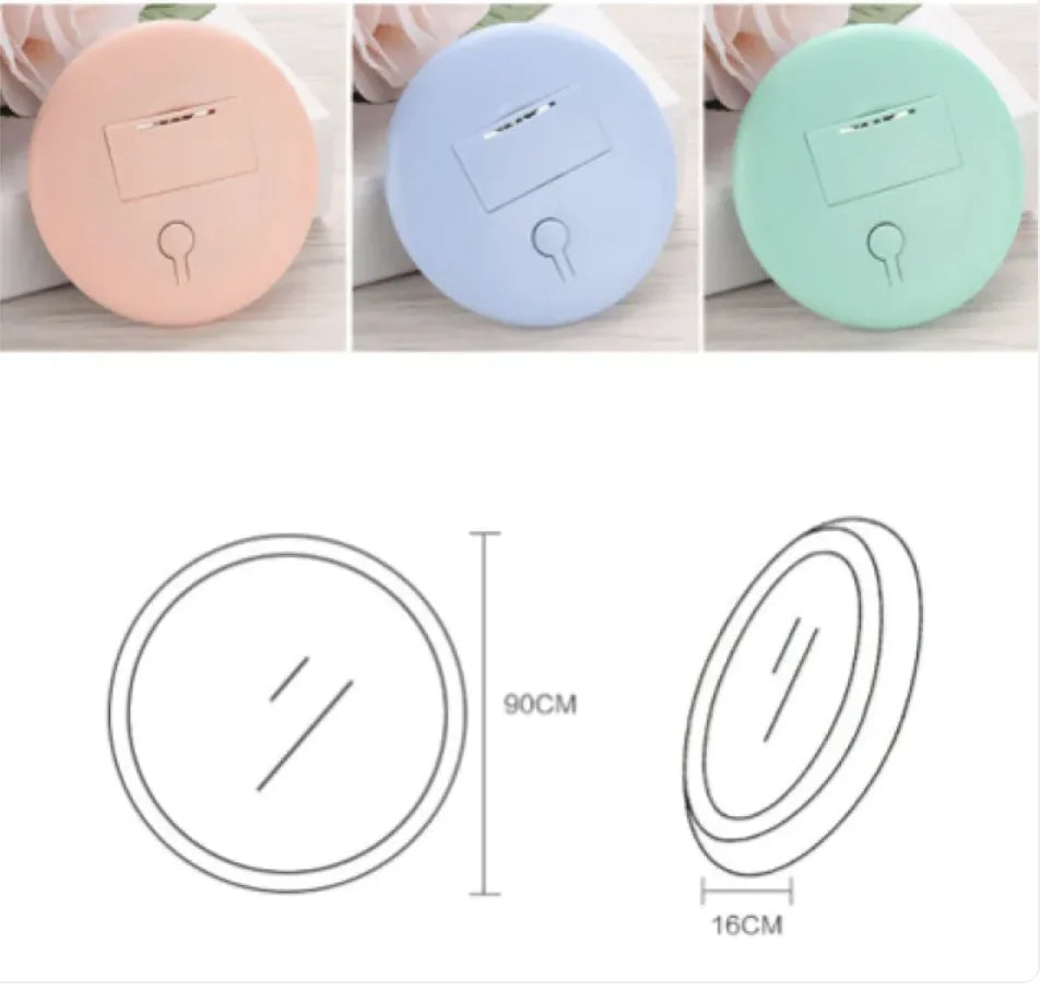 QuickGlam Rechargeable LED Makeup Mirror | HD Portable Beauty Mirror